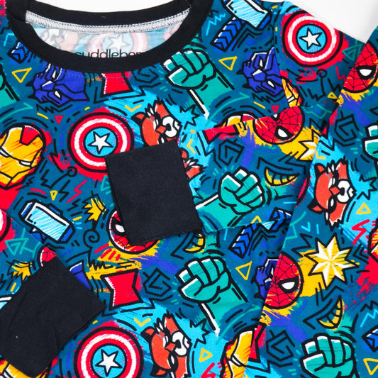 Hero Long Sleeve Two-Piece PJ's