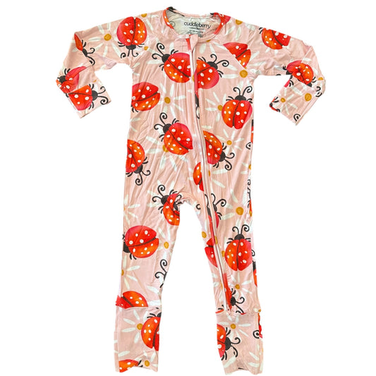 Little Ladybug Bamboo Zipper Sleeper