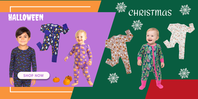 Cozy Up for the Holidays: Halloween & Christmas Bamboo Pajamas for Kids