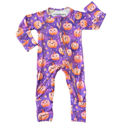 Pumpkin Stardust Bamboo Zipper Sleeper
