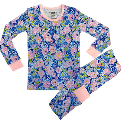 Painted Peonies- Two-Piece Pajamas