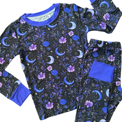 Purple Moonbeam- Two-Piece Pajamas