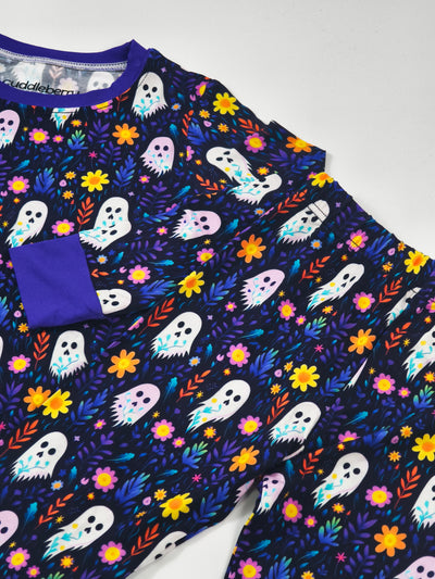 Ghost Floral Long Sleeve Two-Piece PJ's