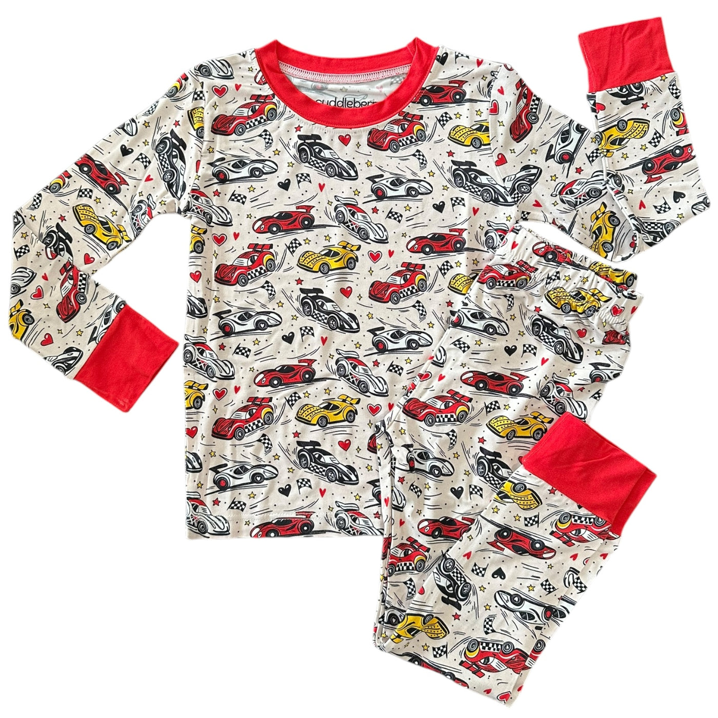 Valentine Raceway- Two-Piece Pajamas