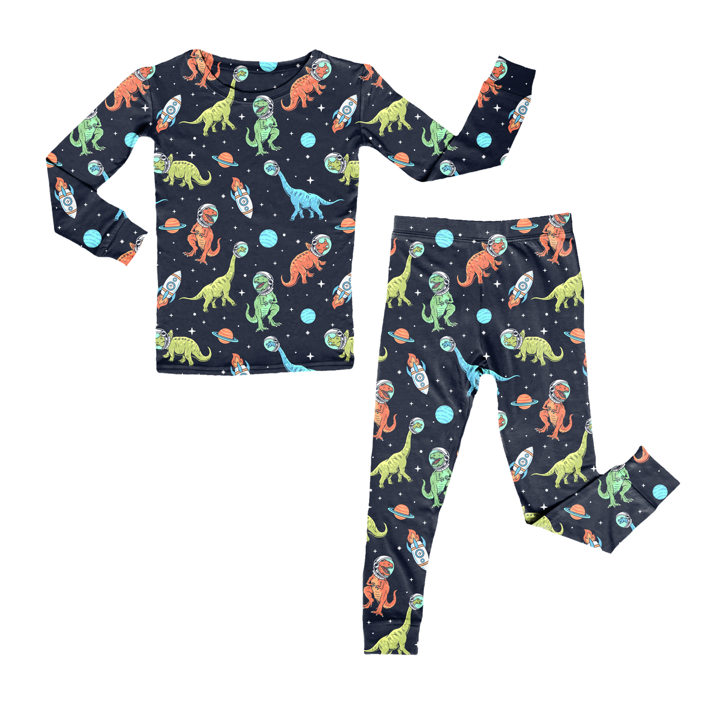 Space Dinos- Two-Piece Pajamas ** SHIPS MID DECEMBER**