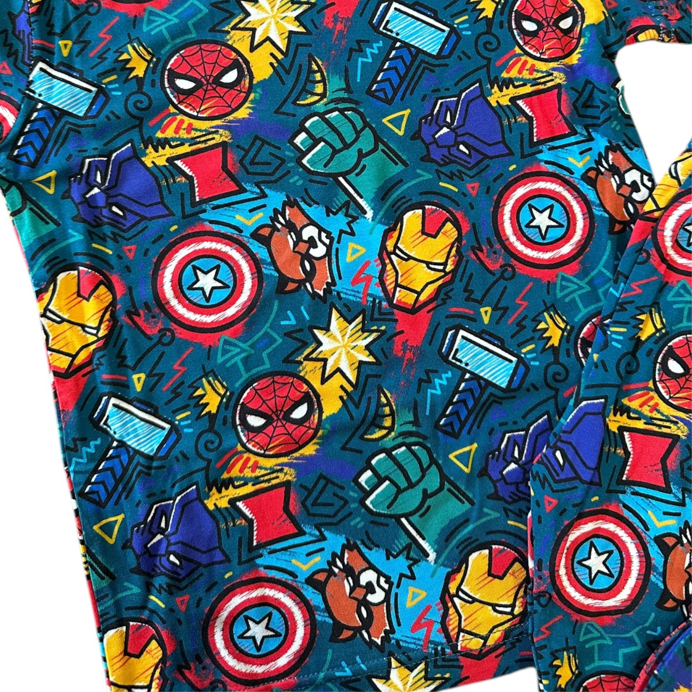 Superhero Long Sleeve Two-Piece PJ's