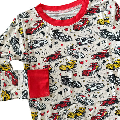 Valentine Raceway- Two-Piece Pajamas