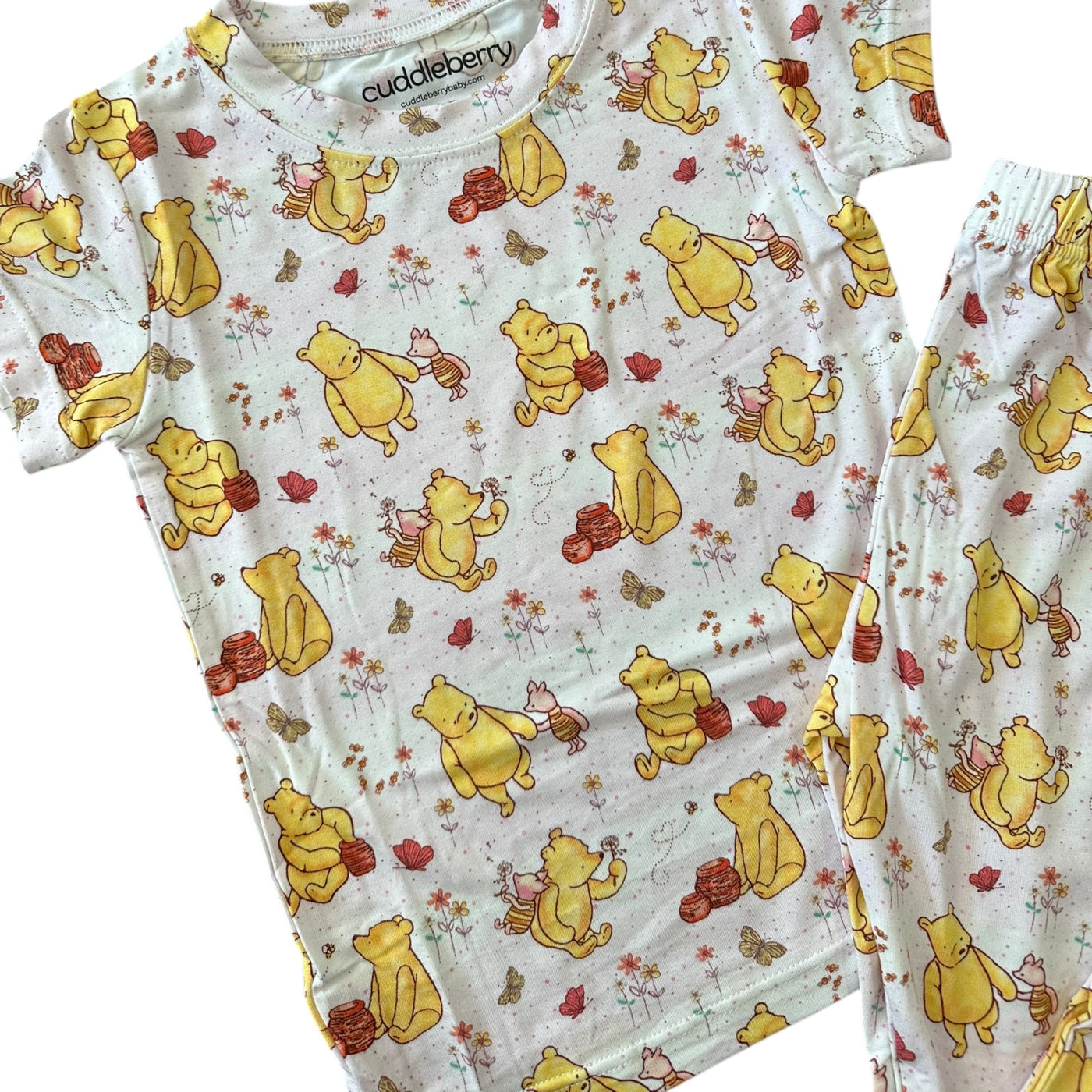 Classic Pooh- Short Sleeve Two-Piece PJ's