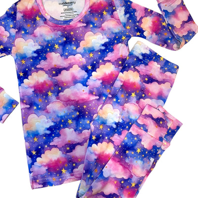 Cotton Candy Clouds- Two-Piece Pajamas