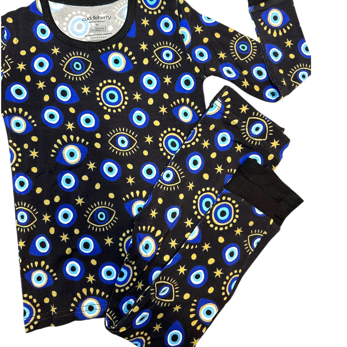 Evil Eye Black- Two-Piece Pajamas