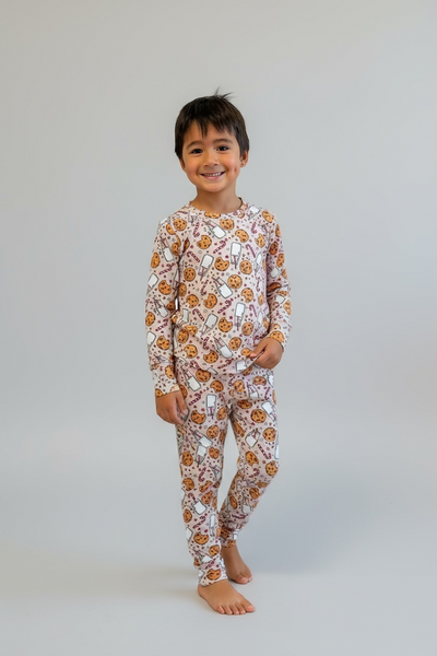 Milk & Cookies Long Sleeve Two-Piece PJ's