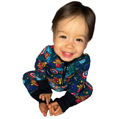 Superhero- Zipper Sleeper