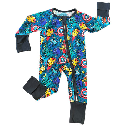Superhero- Zipper Sleeper
