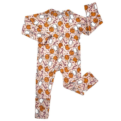 Milk & Cookies Bamboo Zipper Sleeper