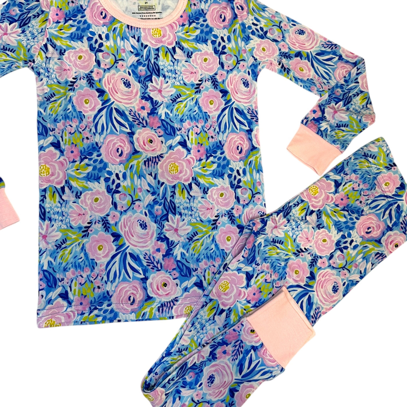 Painted Peonies- Two-Piece Pajamas