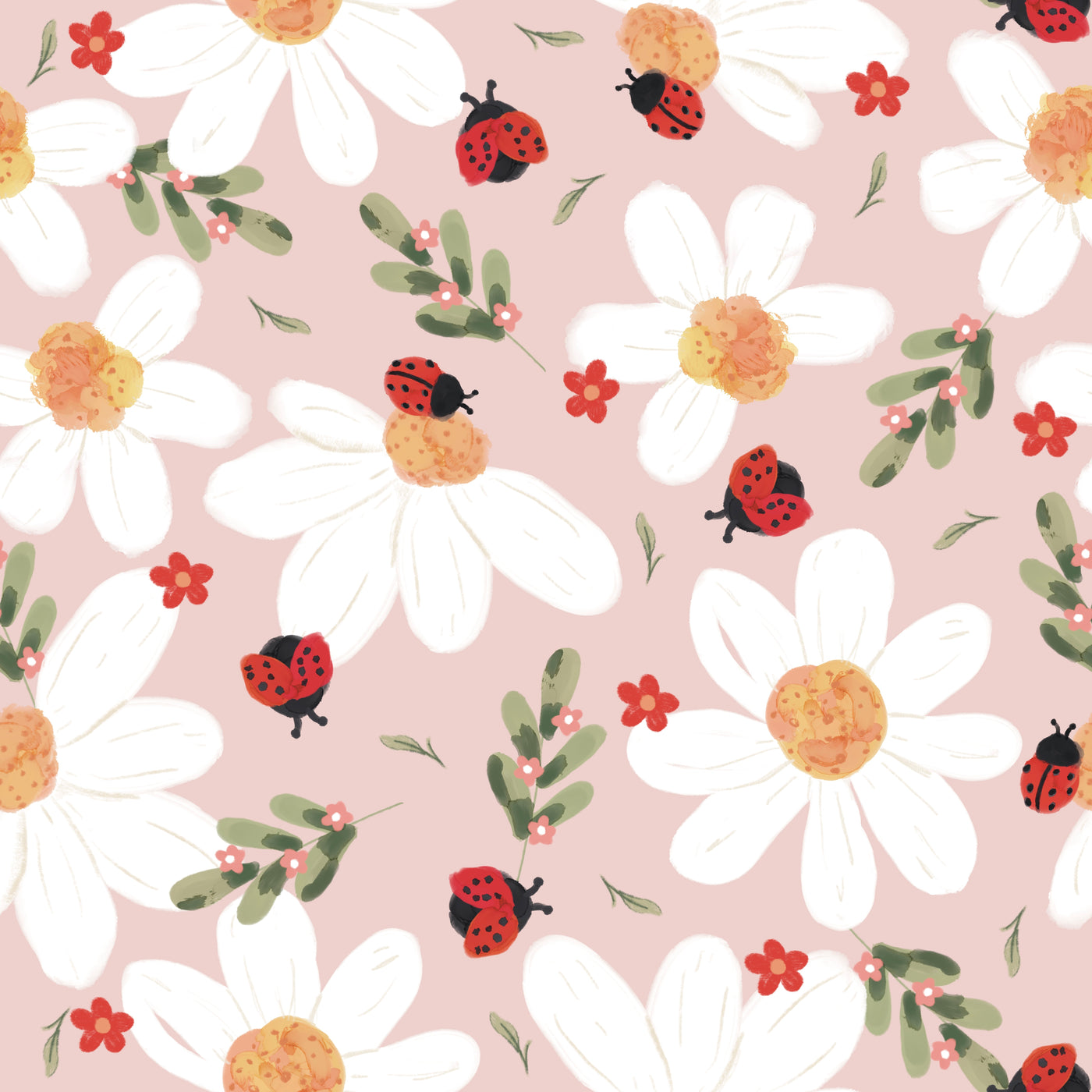 Ladybug & Daisy- Zipper Sleeper **SHIPS EARLY DECEMBER**