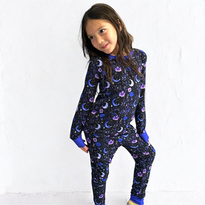 Purple Moonbeam- Two-Piece Pajamas