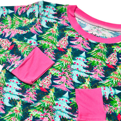 Merry Trees Long Sleeve Two-Piece PJ's