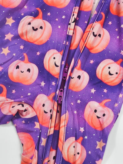 Pumpkin Stardust Bamboo Zipper Sleeper