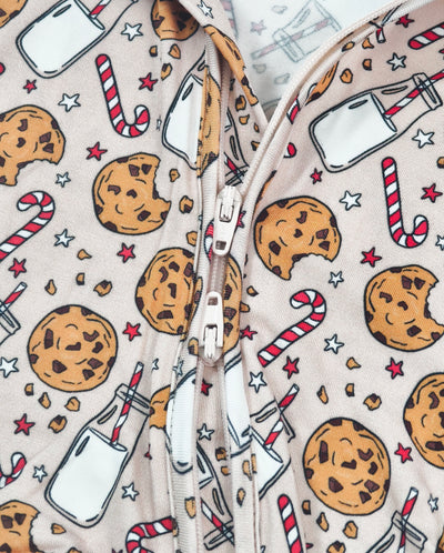 Milk & Cookies Bamboo Zipper Sleeper