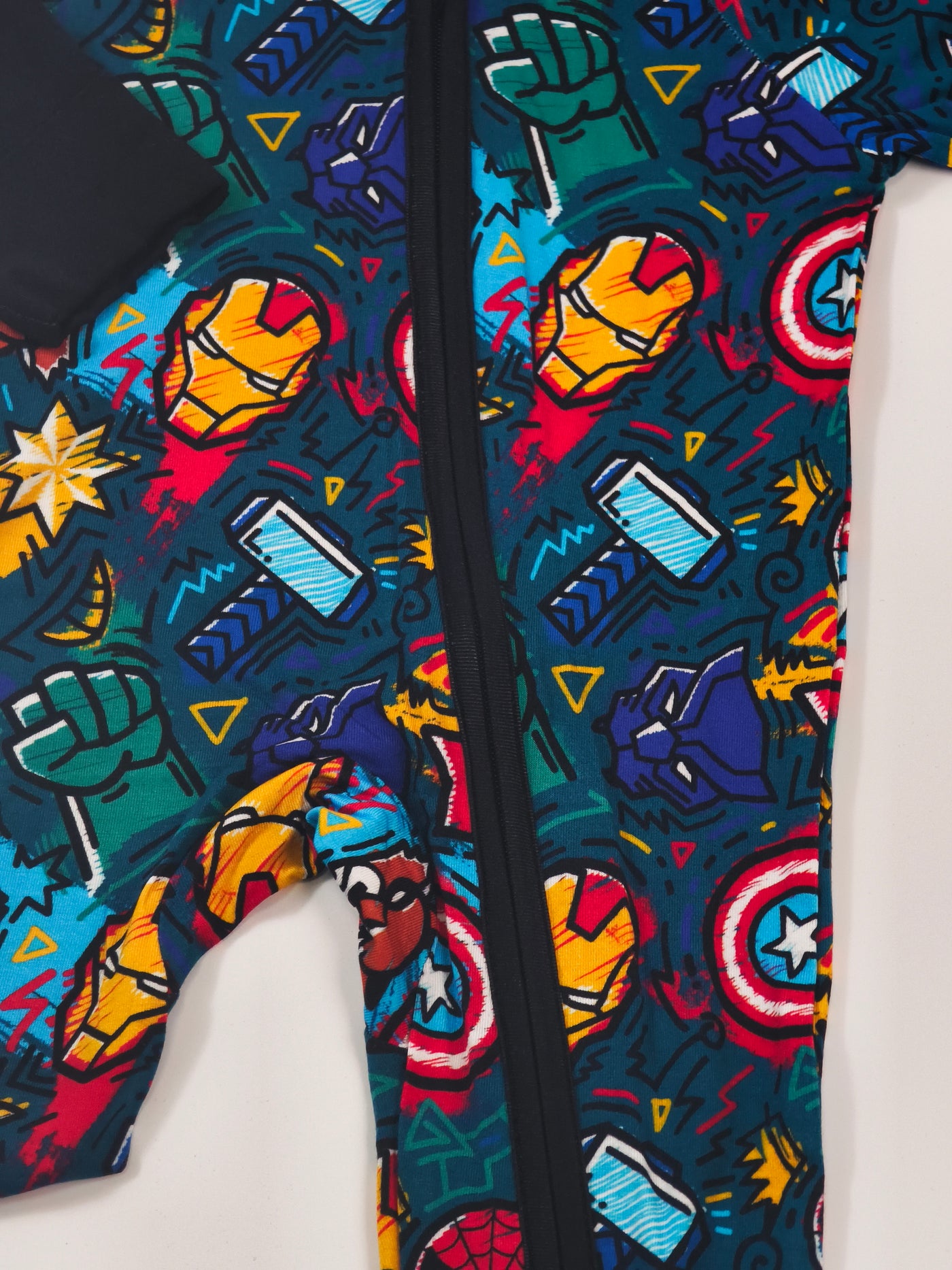 Superhero Bamboo Zipper Sleeper