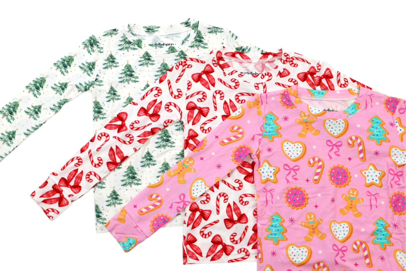 Candy Canes & Bows- Two-Piece Pajamas