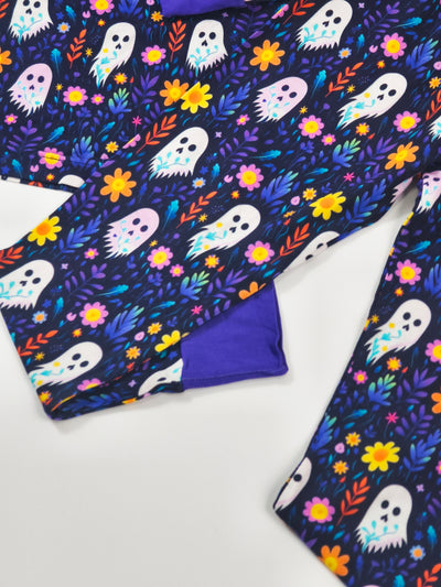 Ghost Floral Long Sleeve Two-Piece PJ's