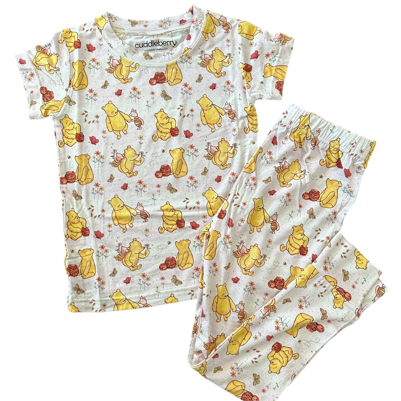 Classic Pooh- Short Sleeve Two-Piece PJ's