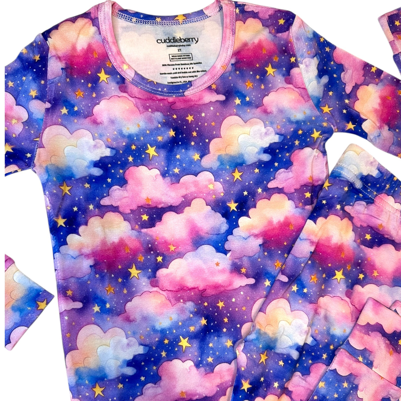 Cotton Candy Clouds- Two-Piece Pajamas