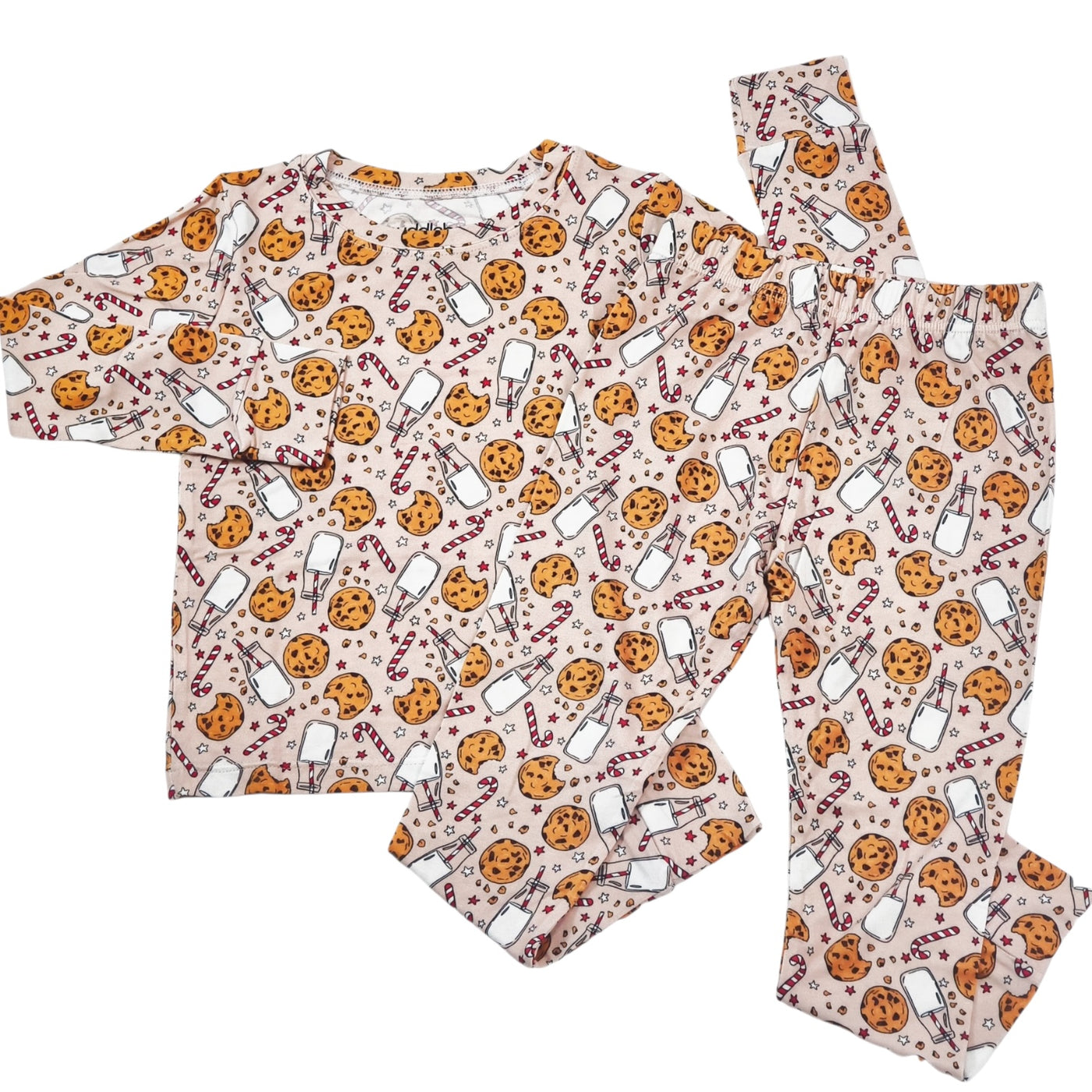 Milk & Cookies Long Sleeve Two-Piece PJ's