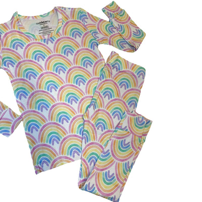 Watercolor Rainbow- Two-Piece Pajamas