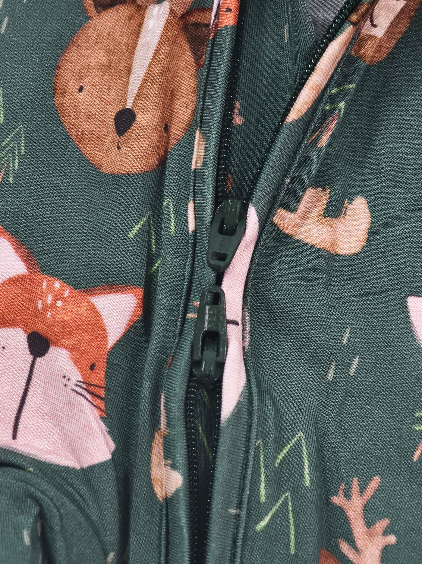 Forest Friends Bamboo Zipper Sleeper