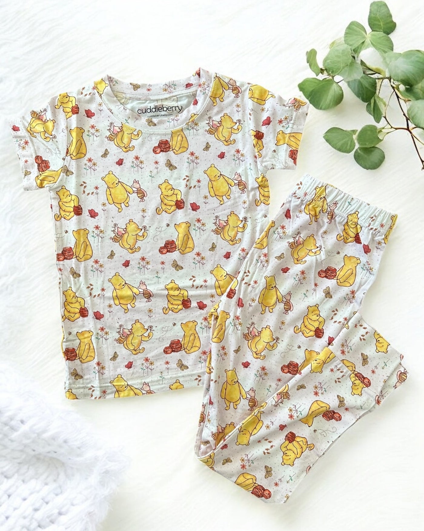 Classic Pooh- Short Sleeve Two-Piece PJ's