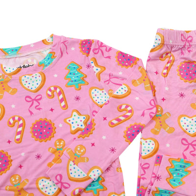 Pink Christmas Cookies- Two-Piece Pajamas