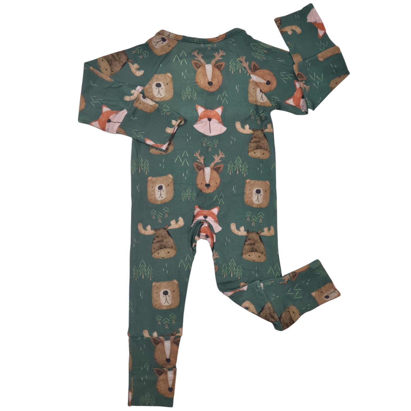 Forest Friends Bamboo Zipper Sleeper