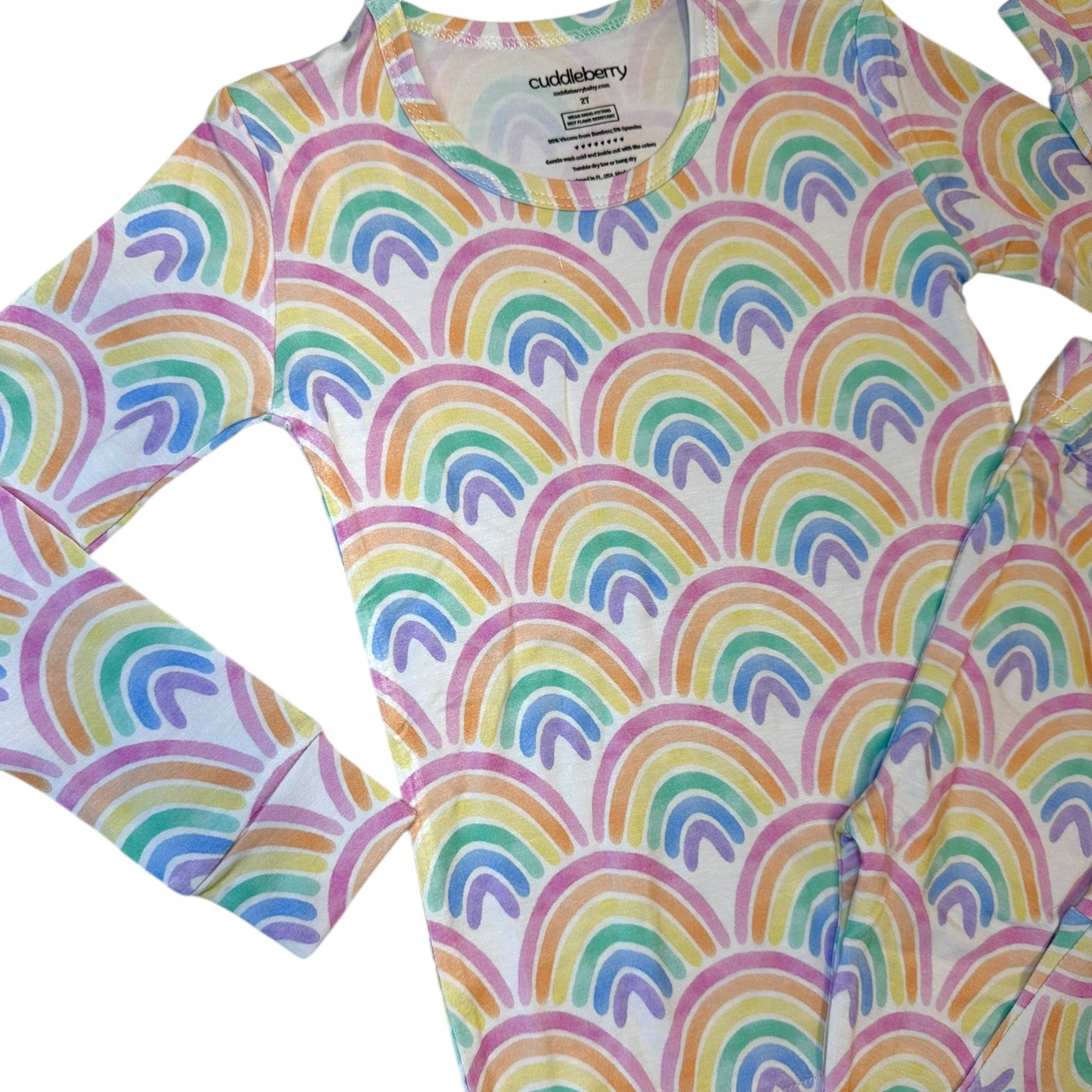 Watercolor Rainbow- Two-Piece Pajamas