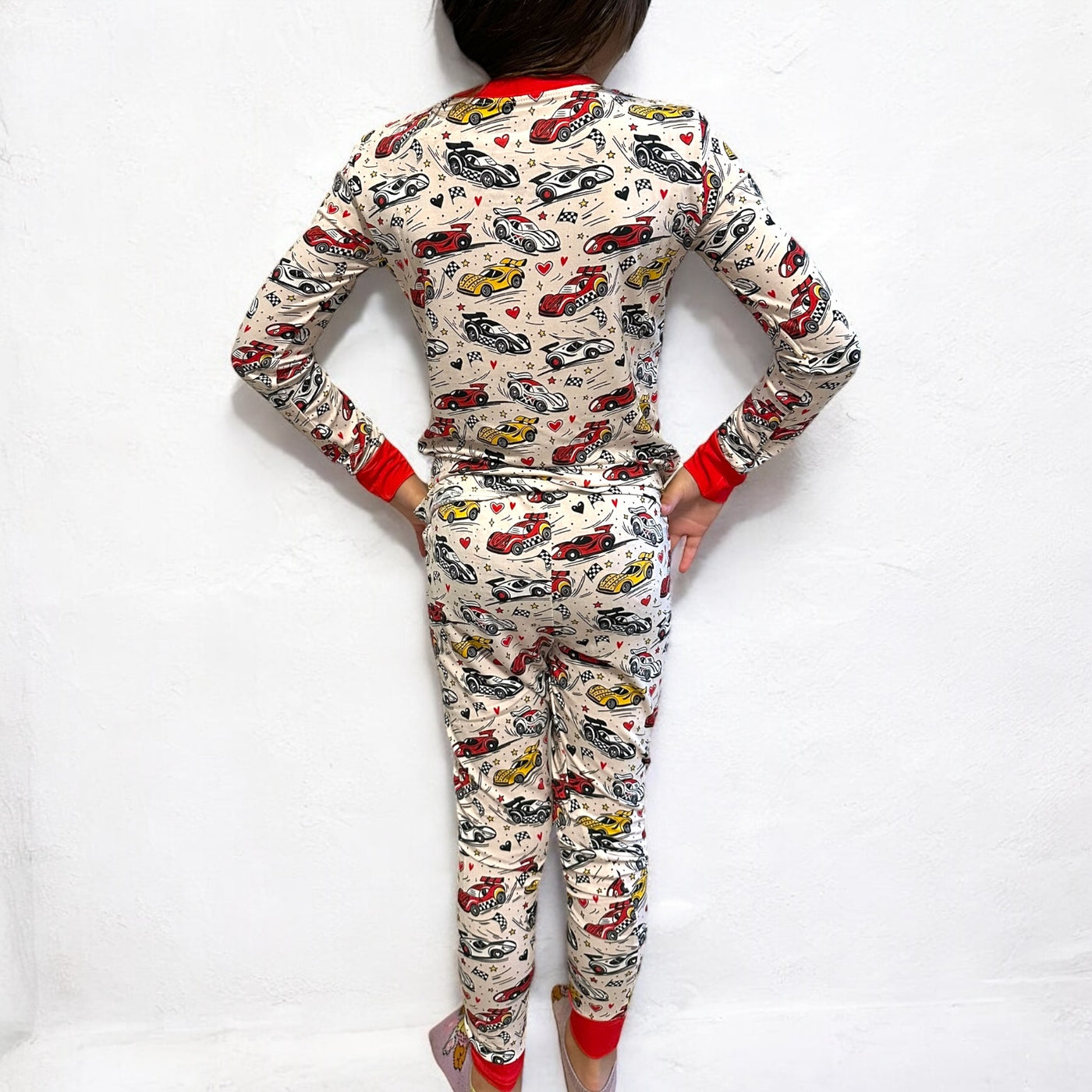 Valentine Raceway- Two-Piece Pajamas