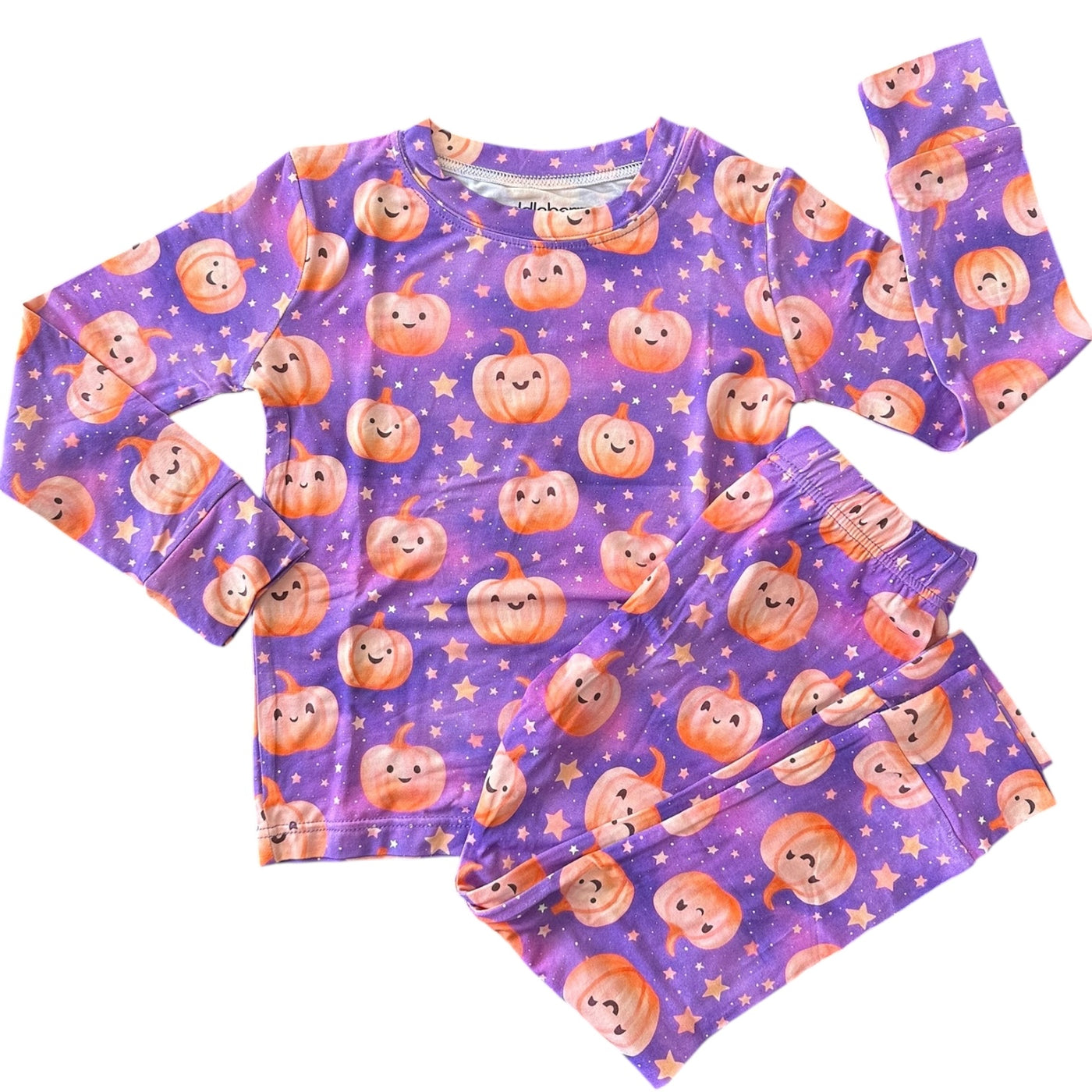 Pumpkin Stardust Long Sleeve Two-Piece PJ's