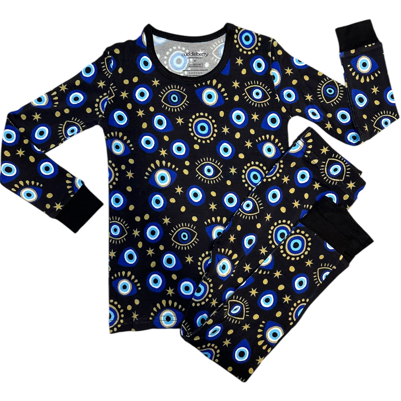 Evil Eye Black- Two-Piece Pajamas