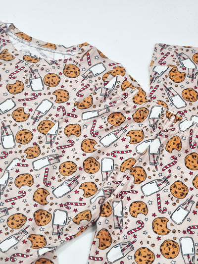 Milk & Cookies Long Sleeve Two-Piece PJ's