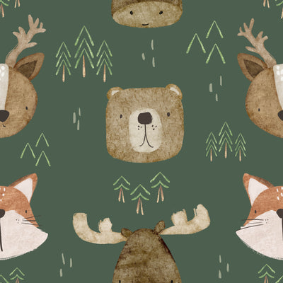Forest Friends Bamboo Zipper Sleeper