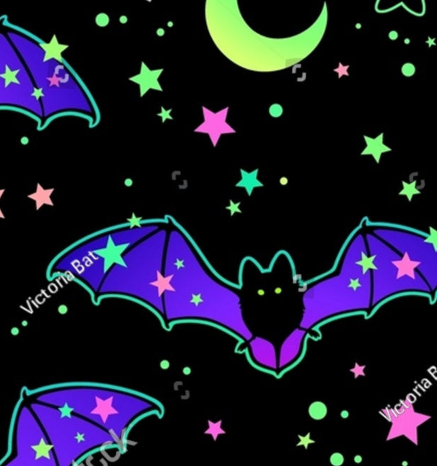 Cosmic Bats Bamboo Zipper Sleeper
